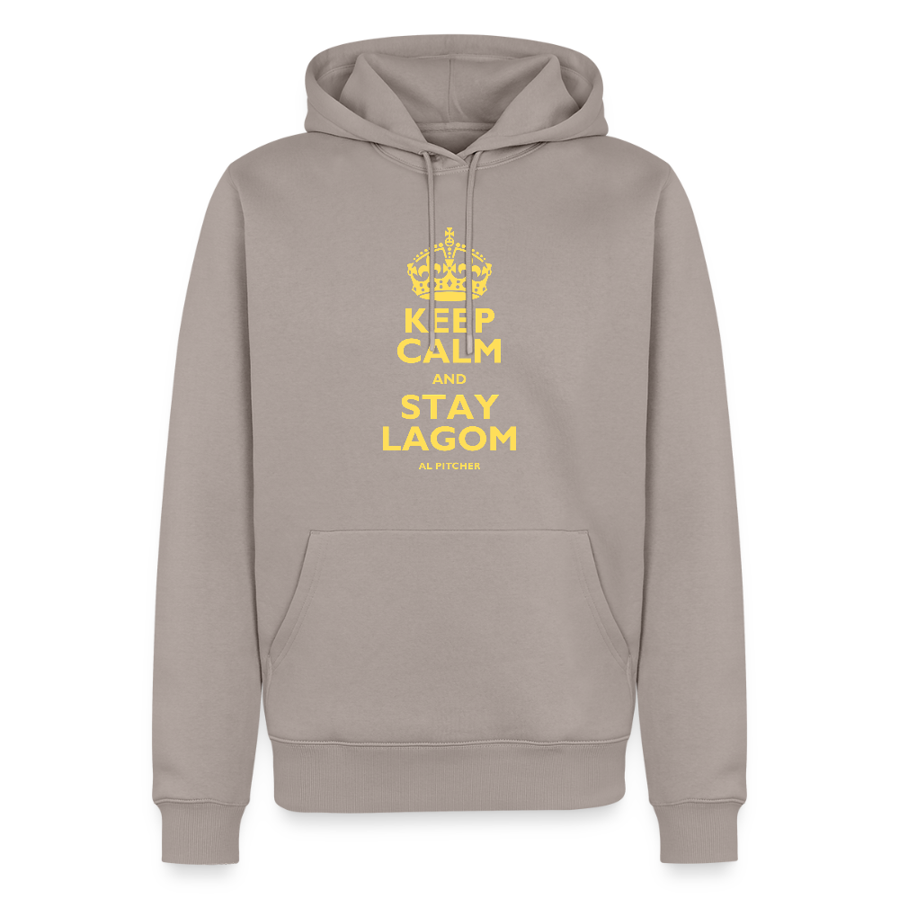 "Stay lagom" Premium Hoodie - taupe
