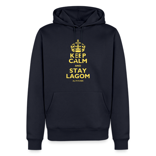 "Stay lagom" Premium Hoodie - navy