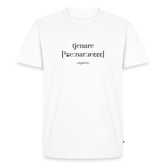 "Tjenare" T-shirt svart text - white