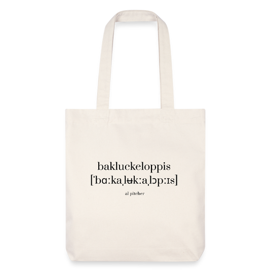 "Bakluckeloppis" Tygväska - natural white