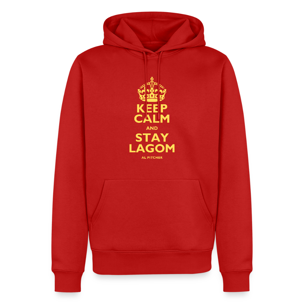 "Stay lagom" Premium Hoodie - red