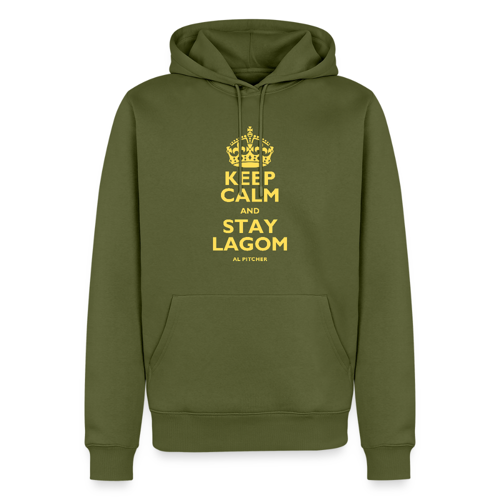 "Stay lagom" Premium Hoodie - khaki