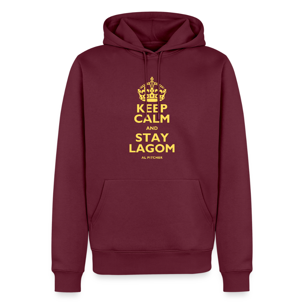 "Stay lagom" Premium Hoodie - burgundy