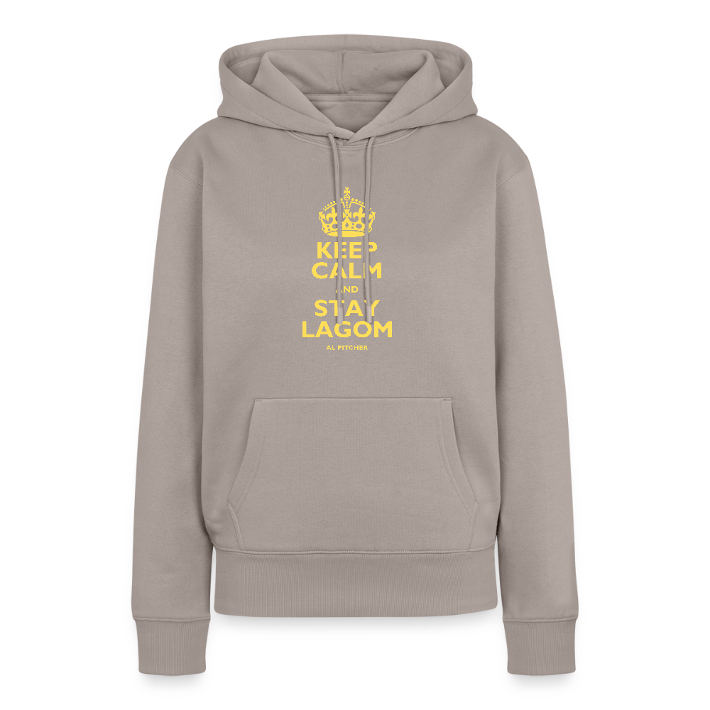 "Stay lagom" Premium Hoodie - taupe