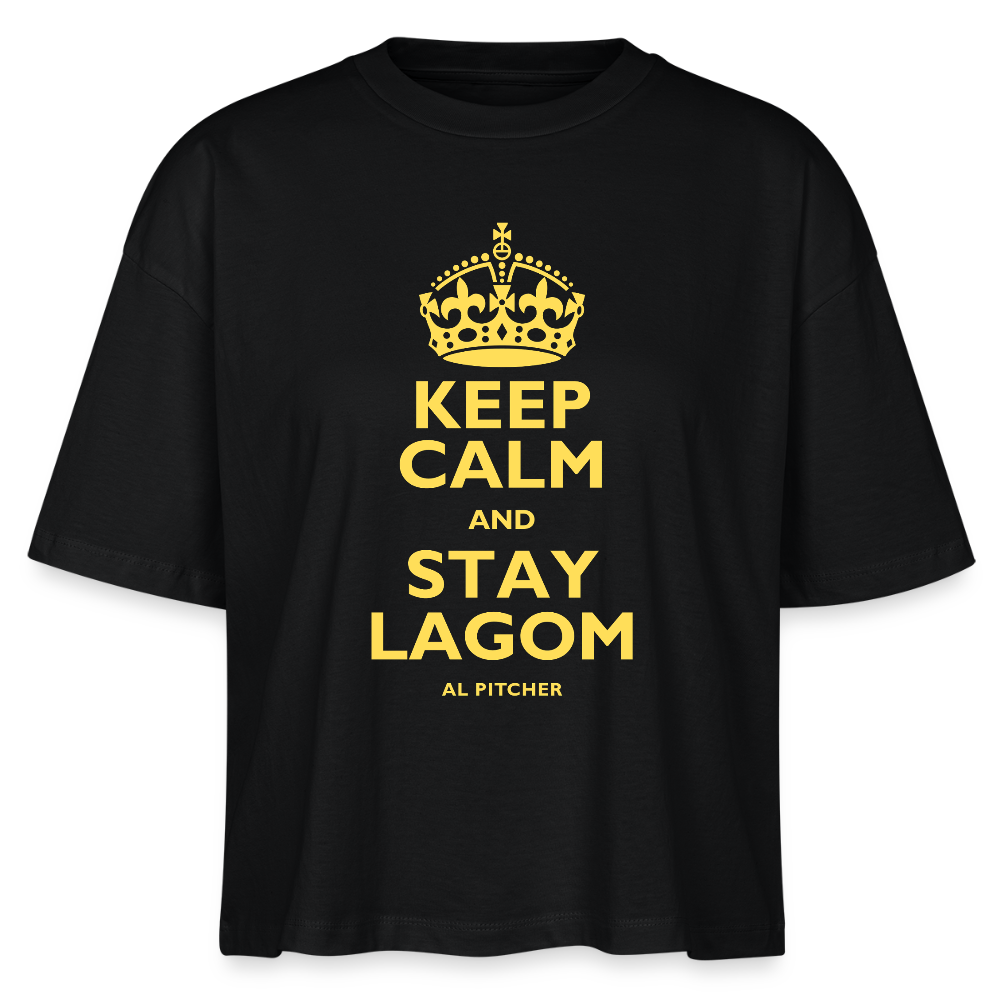 "Stay lagom" T-shirt - black