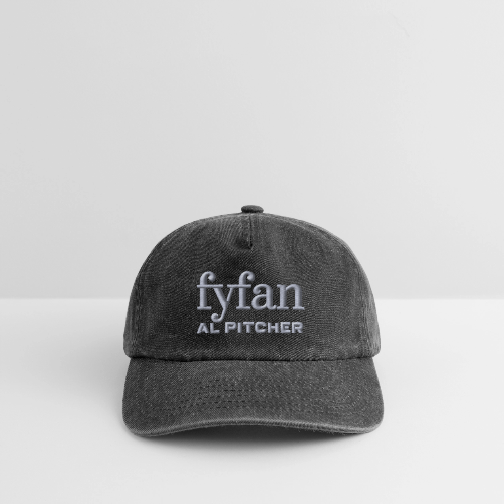 Broderad fyfan Vintage Cap - vintage black